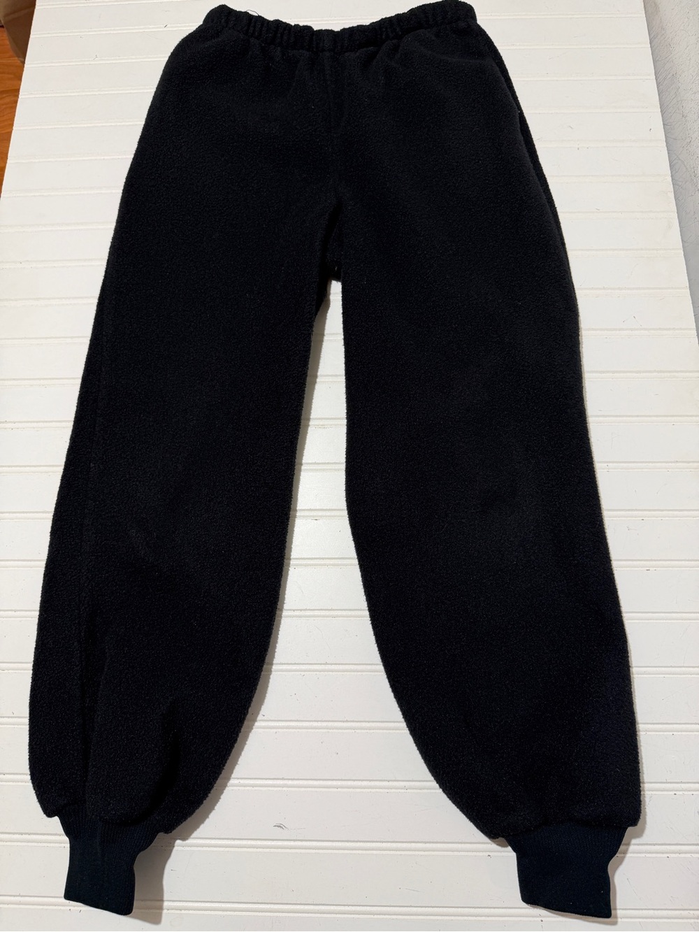 Vintage Malden Polarlite Early Winters Fleece Pants Black Made in USA Medium